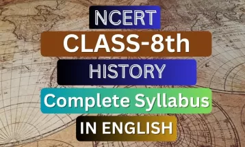 Class 8th History Syllabus in English || NCERT || Download free Pdf